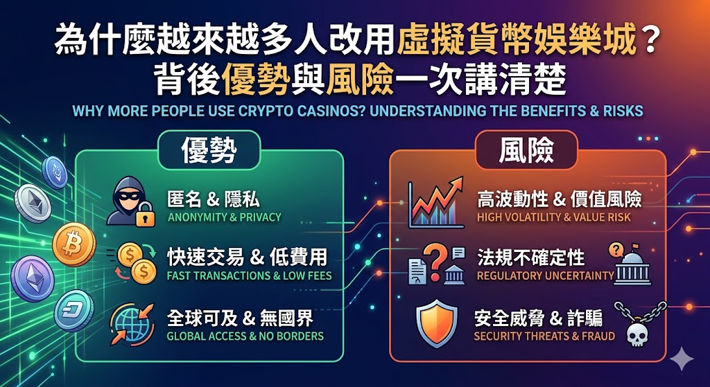 為什麼越來越多人改用虛擬貨幣娛樂城？背後優勢與風險一次講清楚
