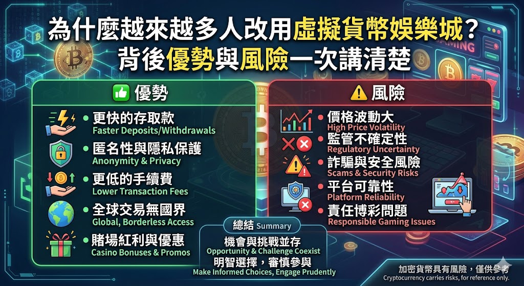 為什麼越來越多人改用虛擬貨幣娛樂城？背後優勢與風險一次講清楚